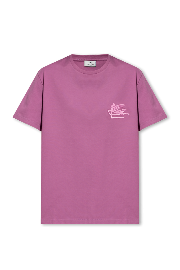 shirt with logo Etro - Purple T - SchaferandweinerShops AG